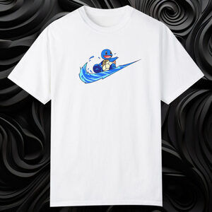 Pokemon T-Shirt Squirtle Cute Cartoon Anime Graphic Retro Fan Gift Tee